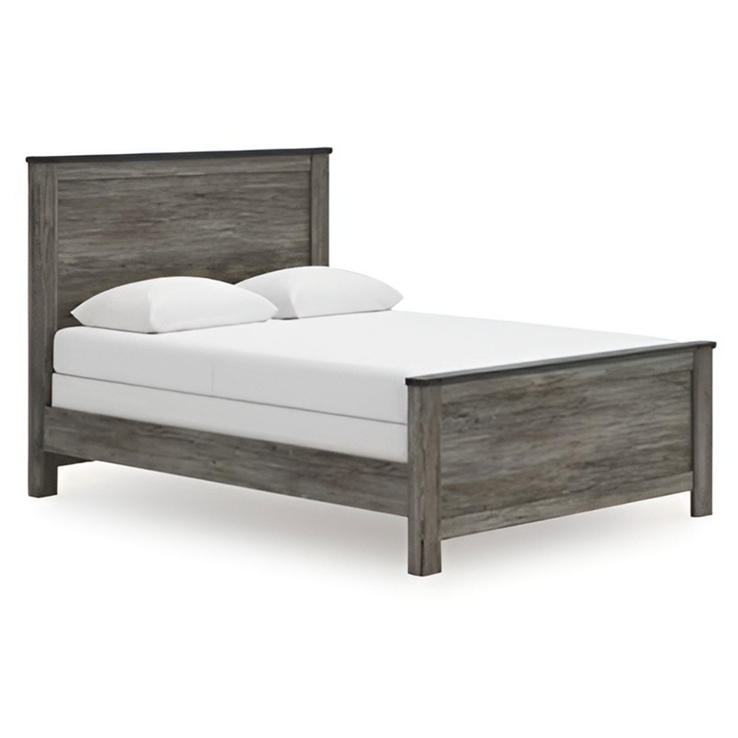 Frandern - Black / Gray - Twin Panel Bed