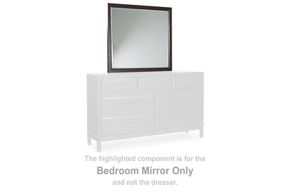 Vanmore - Dark Brown - Bedroom Mirror