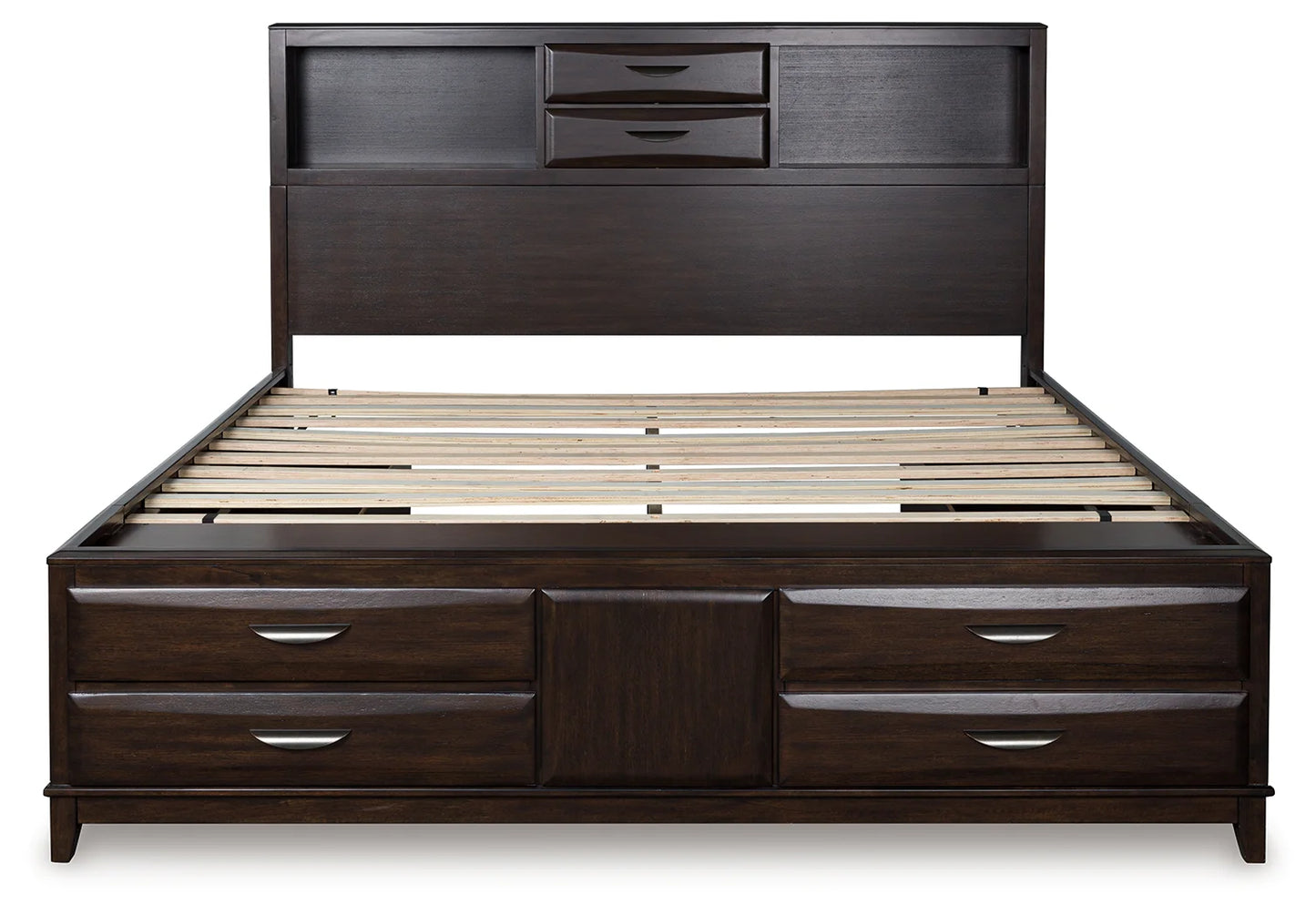 Vanmore - Dark Brown - King Storage Bed