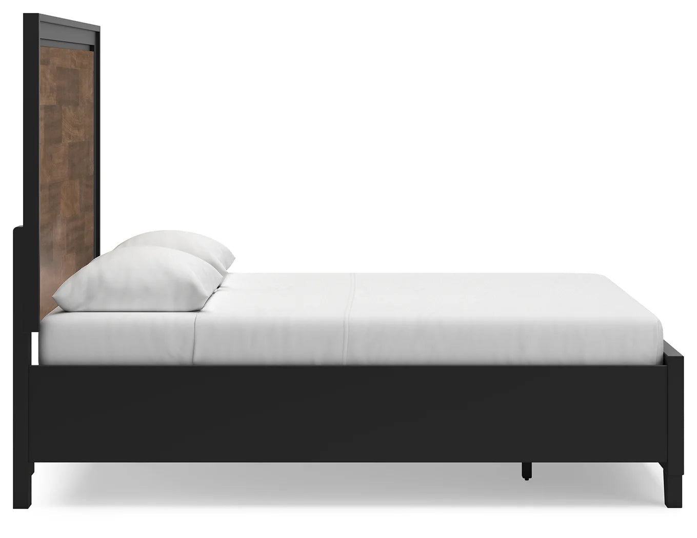 Kraeburn - Brown / Black - Queen Panel Storage Bed