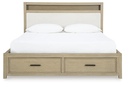 Calmoro - California King Bookcase Bed - Gray