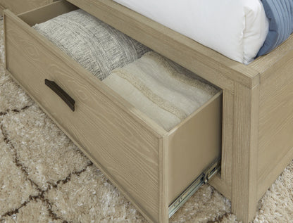 Calmoro - California King Bookcase Bed - Gray