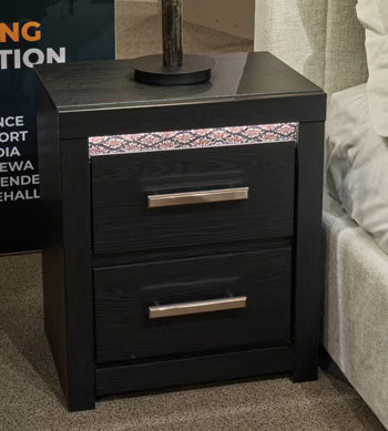 Lelander - Three Drawer Night Stand - Brown