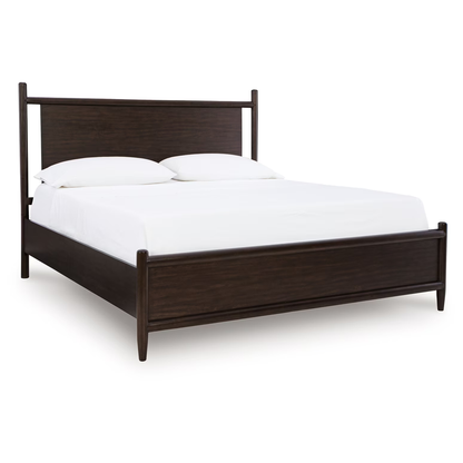 Dantenton - California King Panel Bed - Merlot