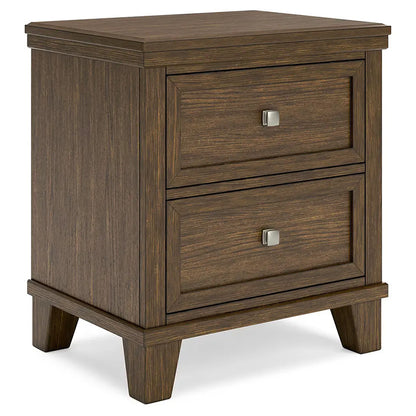 Shawbeck - Medium Brown - Two Drawer Night Stand