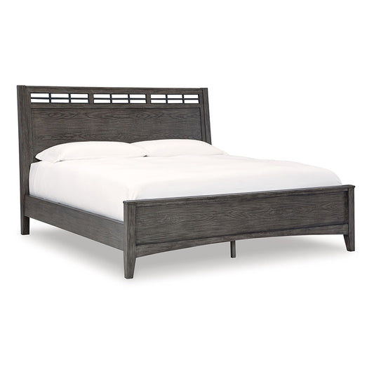 Montillan - Grayish Brown - King Panel Bed