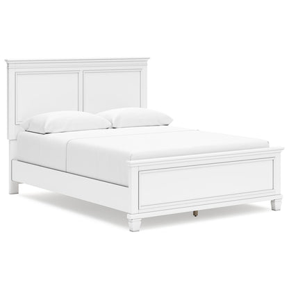 Fortman - White - Queen Panel Bed