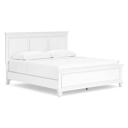 Fortman - White - King Panel Bed