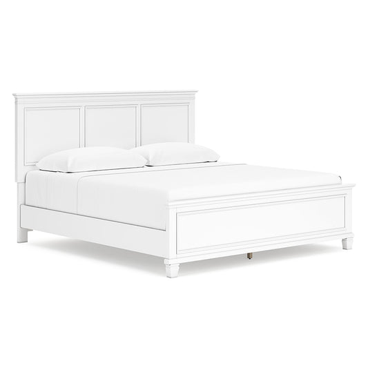 Fortman - White - King Panel Bed