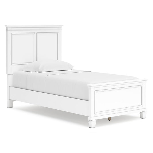 Fortman - White - Twin Panel Bed