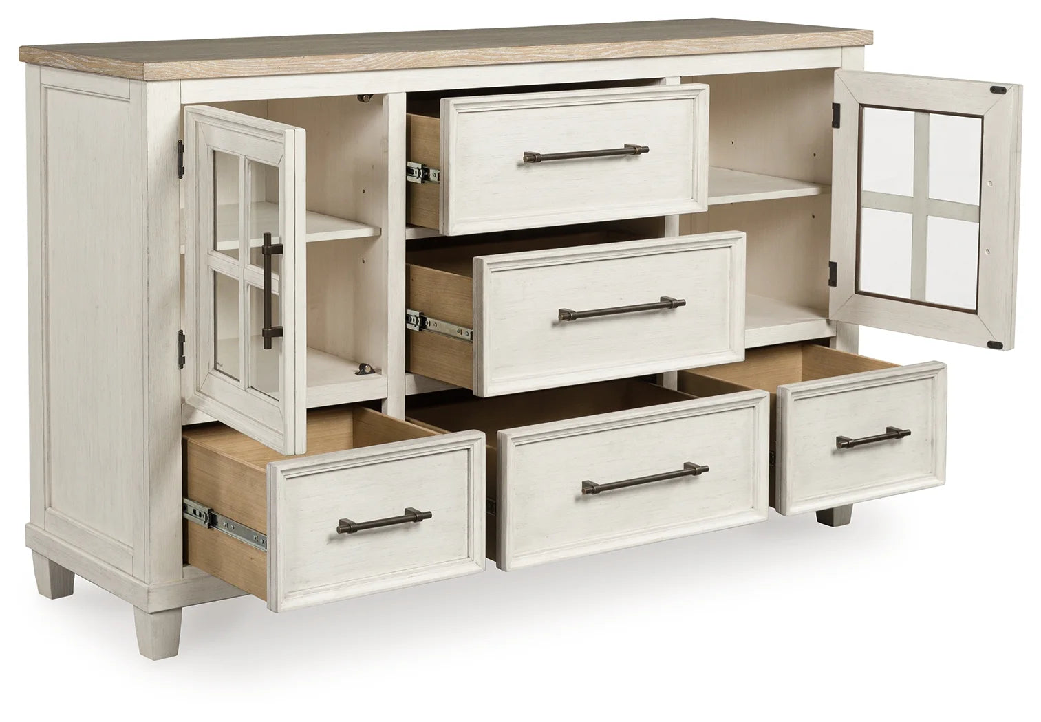 Shaybrock - Antique White / Brown Shaybrock - Antique White / Brown