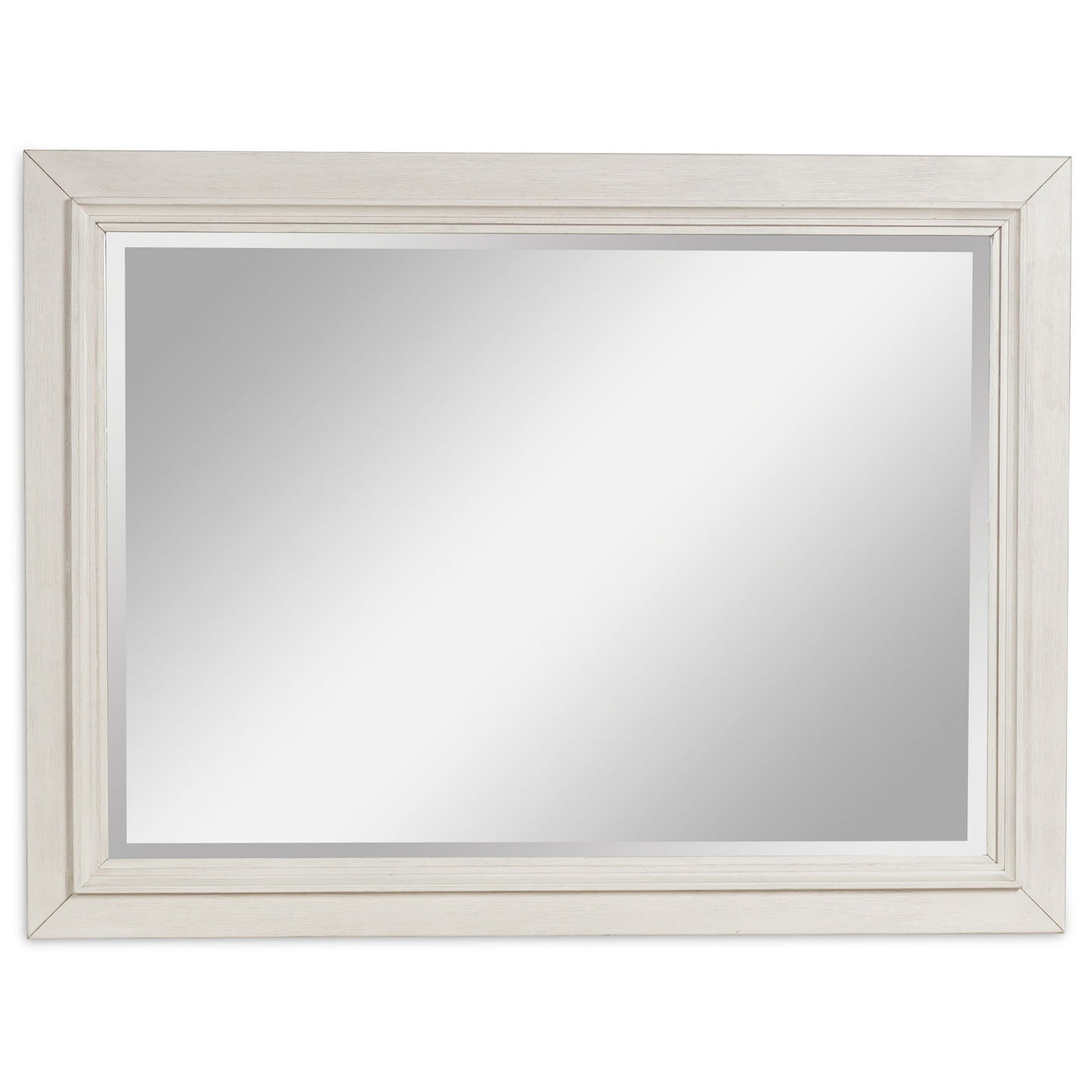 Shaybrock - Antique White / Brown - Bedroom Mirror