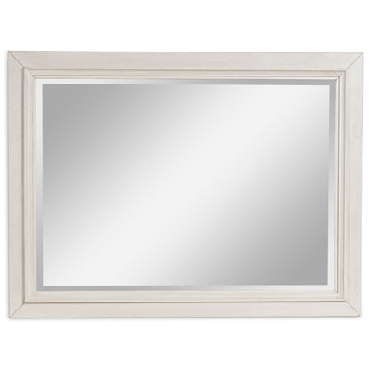 Shaybrock - Antique White / Brown - Bedroom Mirror