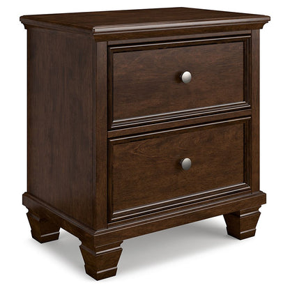 Danabrin - Brown - Two Drawer Nightstand