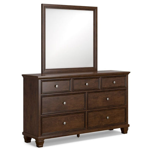 Danabrin - Brown - Dresser And Mirror