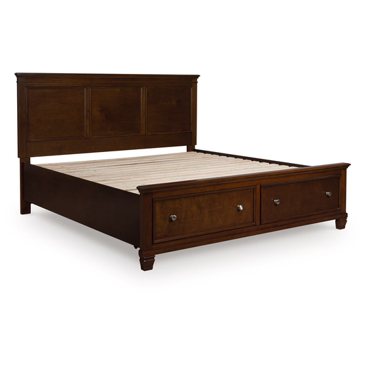 Danabrin - Brown - King Panel Storage Bed