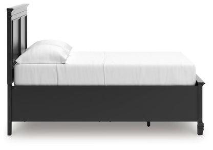 Lanolee - Black - Full Panel Storage Bed