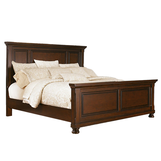 Porter - Rustic Brown - Queen Panel Bed