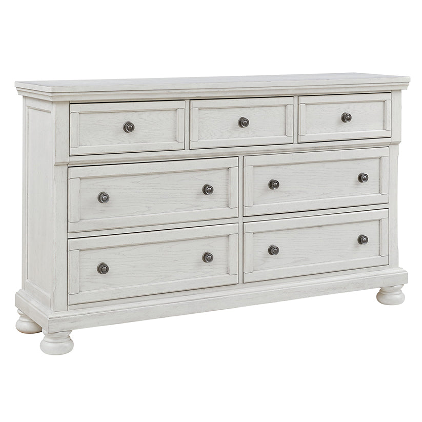 white dresser 7 drawer Robbinsdale - Antique White - Dresser