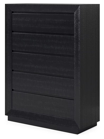 Londer - Black - Five Drawer Chest