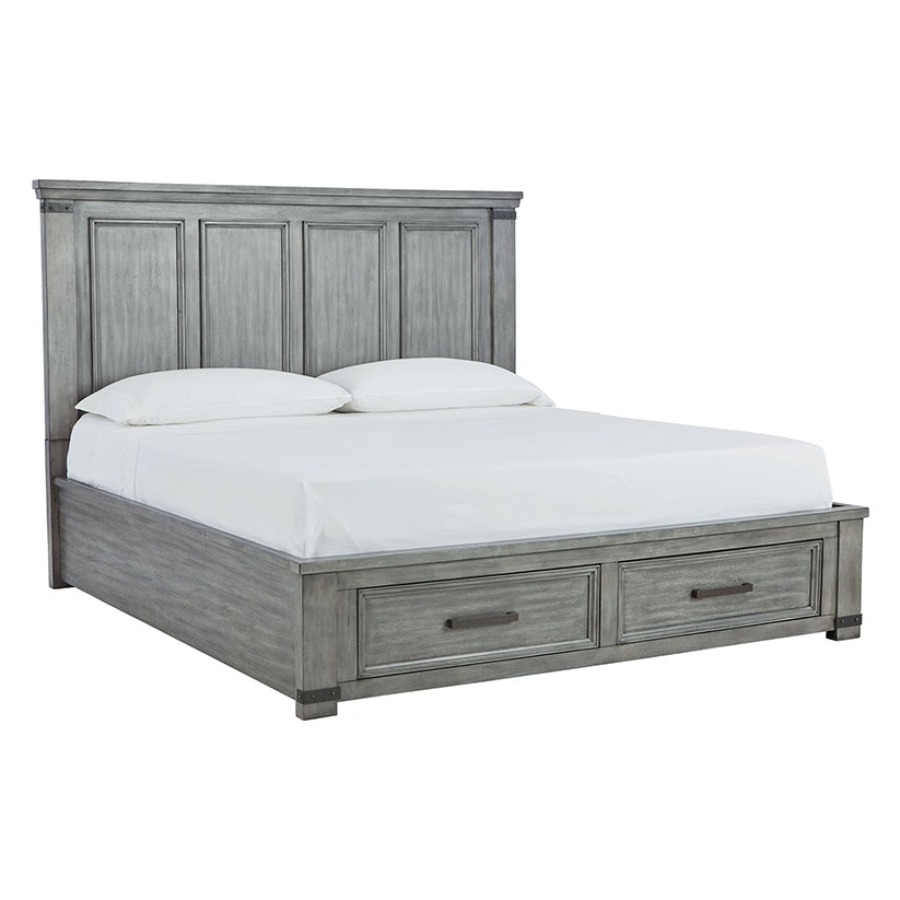 Russelyn - Gray - Queen Storage Bed