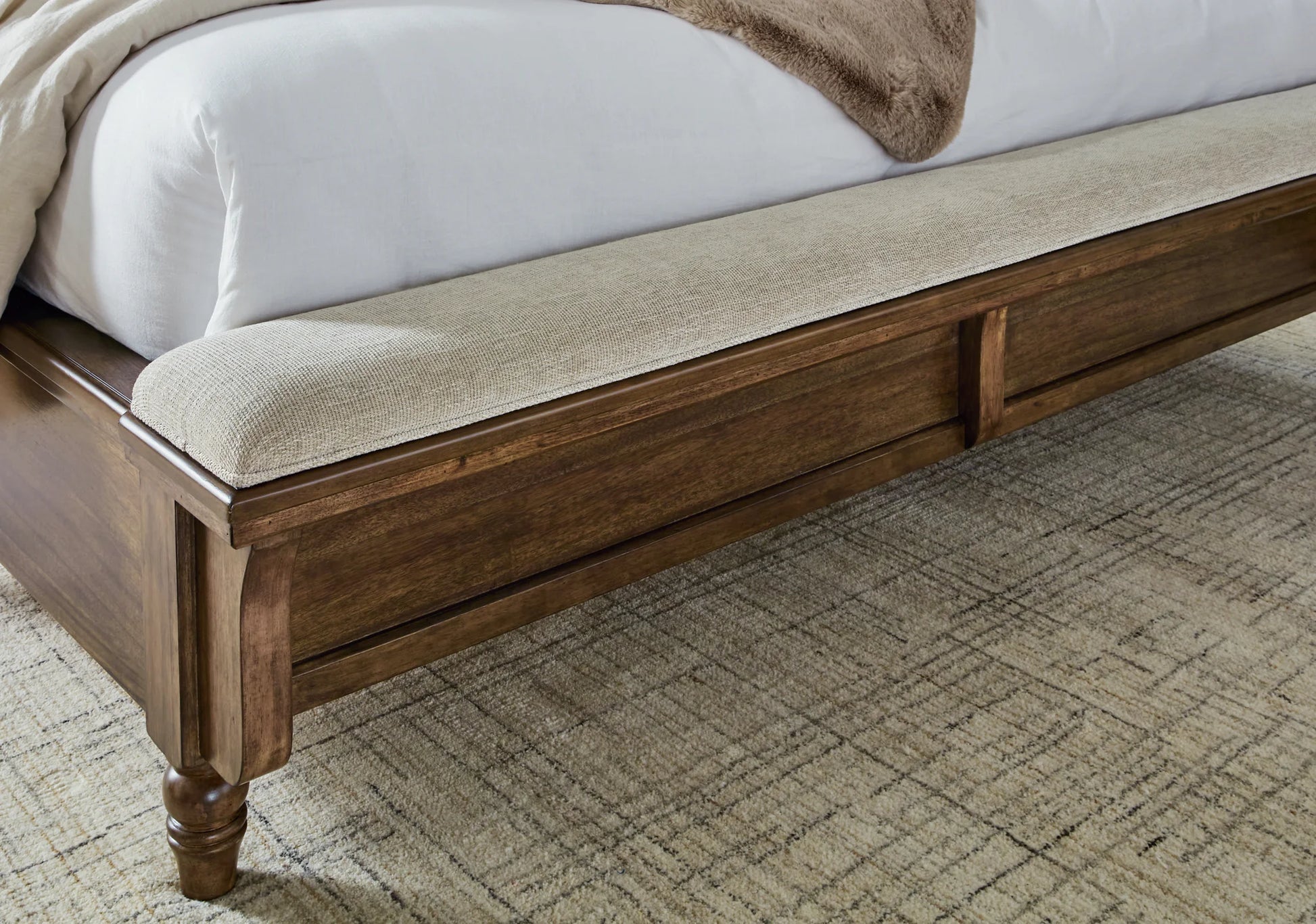 Sturlayne - Brown - California King Upholstered Panel Bed-5