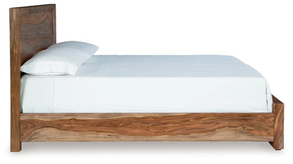 Dressonni - Brown - Queen Panel Bed