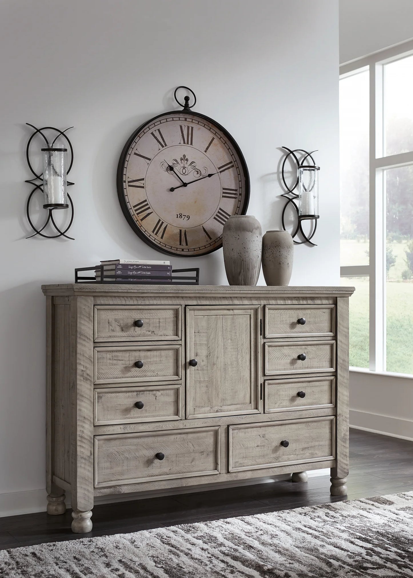 Harrastone - Gray - Dresser