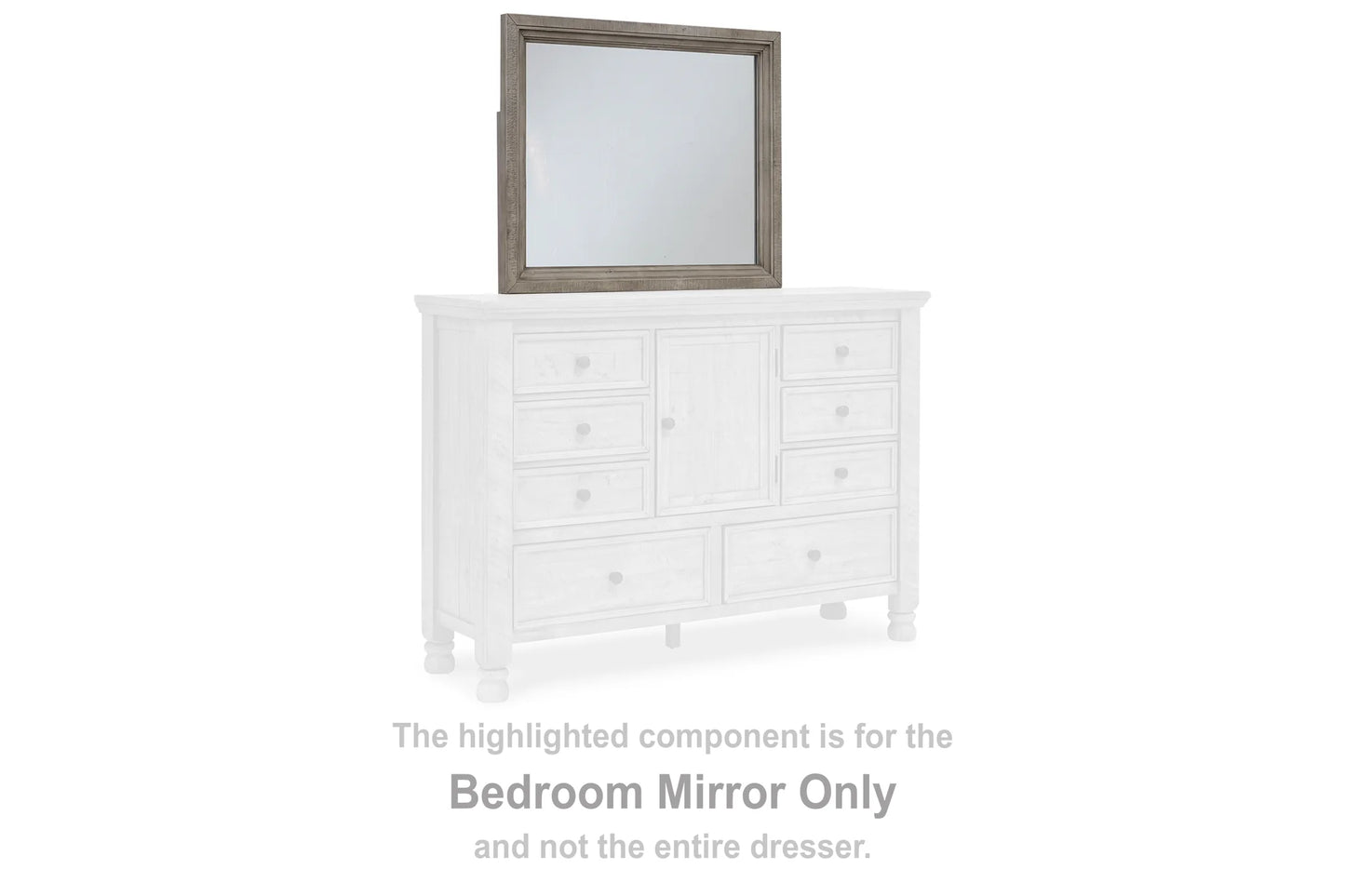 Harrastone - Gray - Bedroom Mirror-2