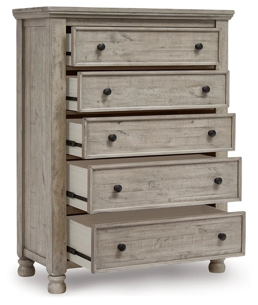 Harrastone - Gray - Five Drawer Chest-2