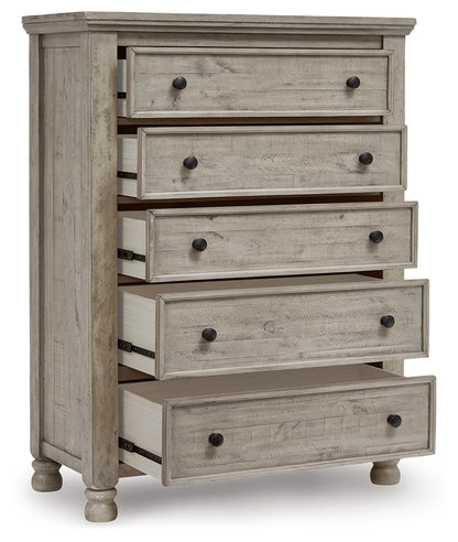 Harrastone - Gray - Five Drawer Chest-2