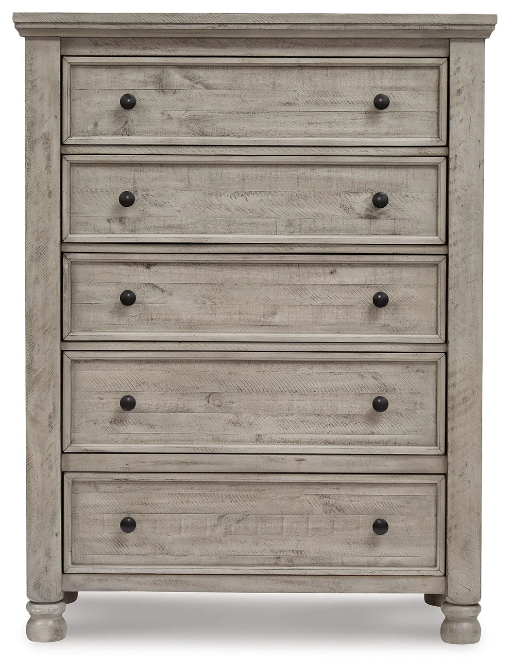 Harrastone - Gray - Five Drawer Chest-3