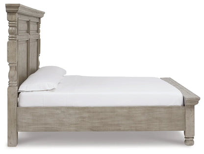 Harrastone - Gray - Queen Panel Storage Bed-6