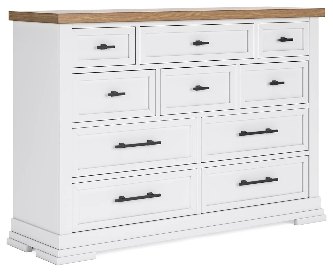 Ashbryn - White / Natural - Dresser