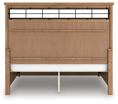 Taffenbrook - Medium Brown - California King Panel Storage Bed