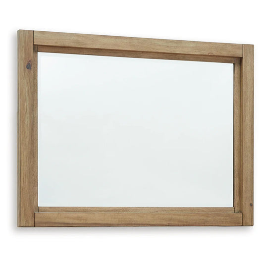 Ridgester - Bedroom Mirror - Light Brown