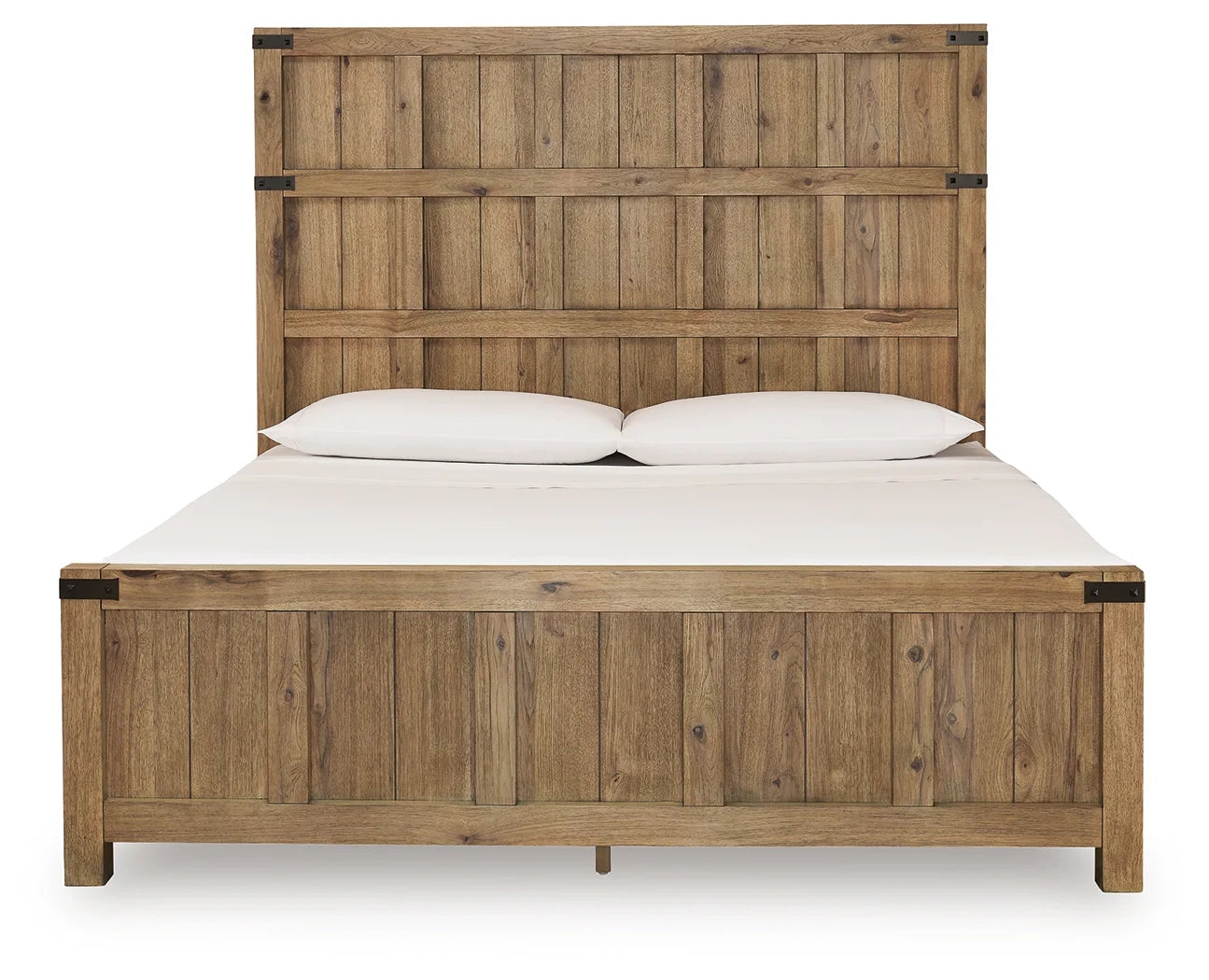 Ridgester - California King Panel Bed - Light Brown