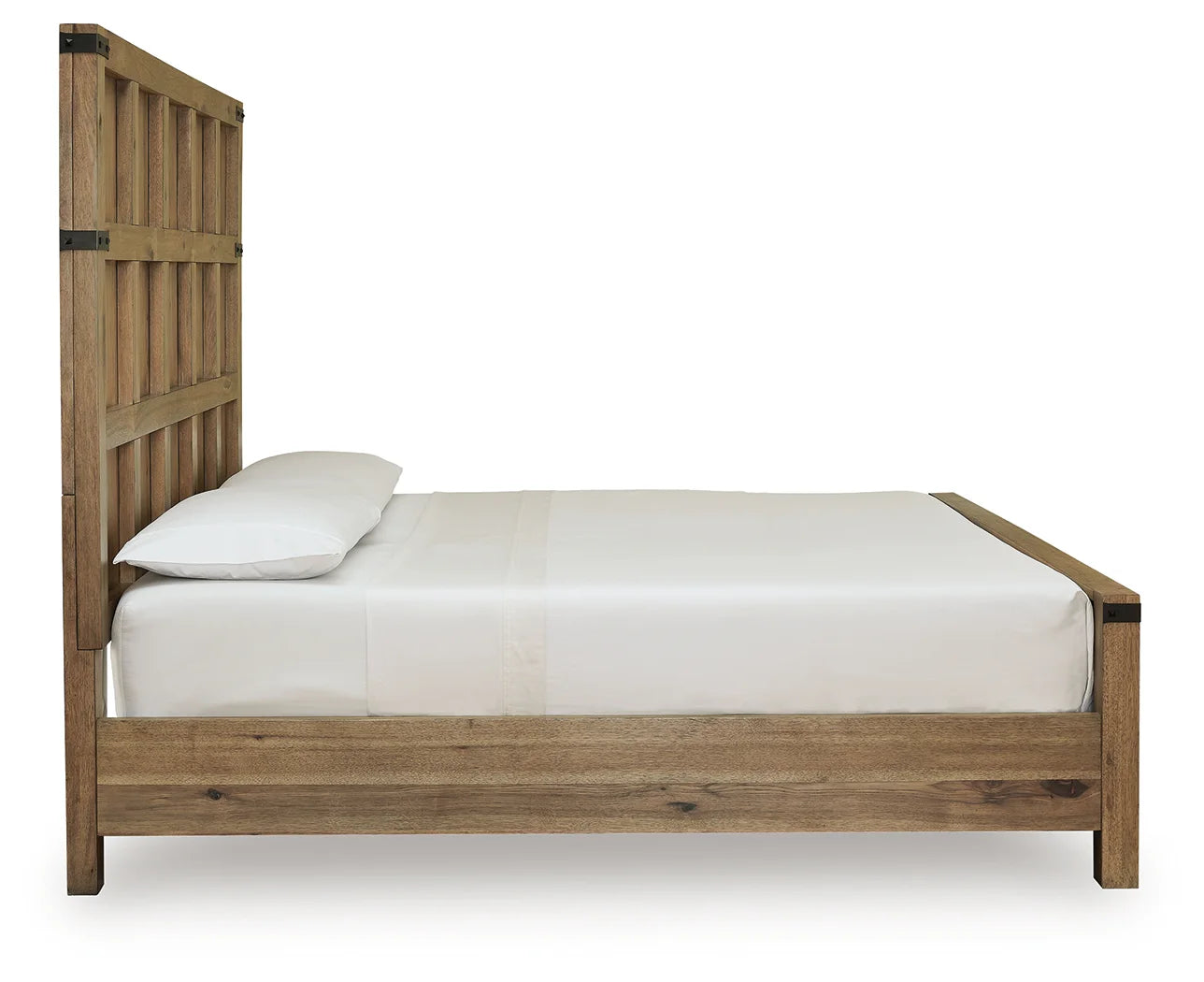 Ridgester - California King Panel Bed - Light Brown