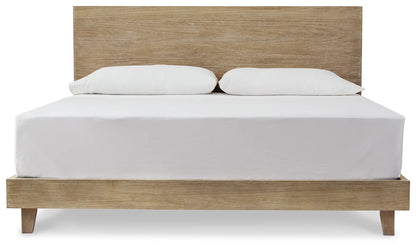 Michelia - Bisque - King Panel Bed