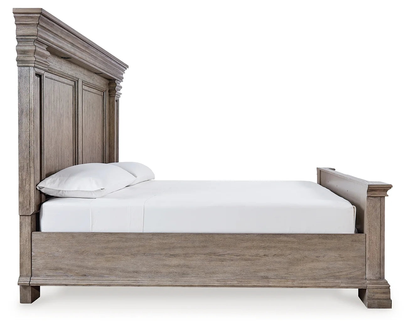 Blairhurst - Light Grayish Brown - Queen Panel Bed 4