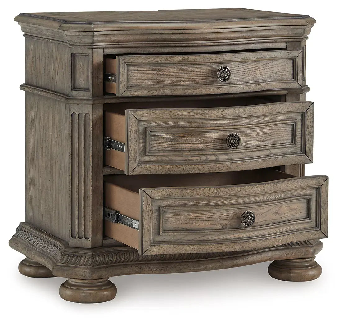 Ardenfield - Light Brown - Three Drawer Night Stand-2