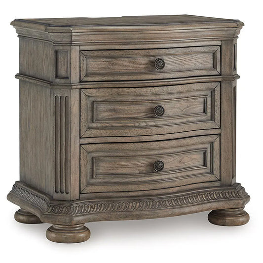 Ardenfield - Light Brown - Three Drawer Night Stand