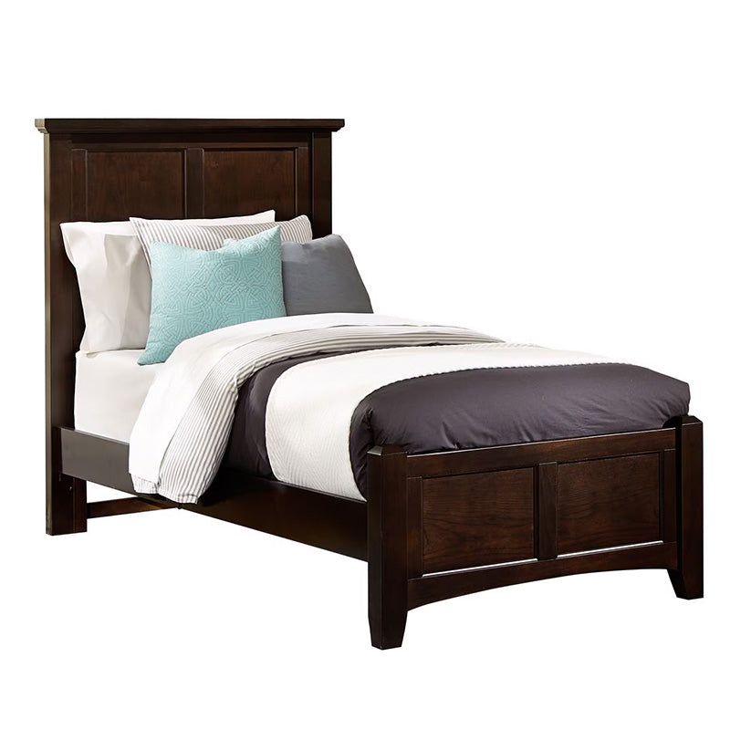 Bonanza - Twin Mansion Bed - Merlot