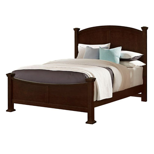 Bonanza - Queen Poster Bed - Merlot