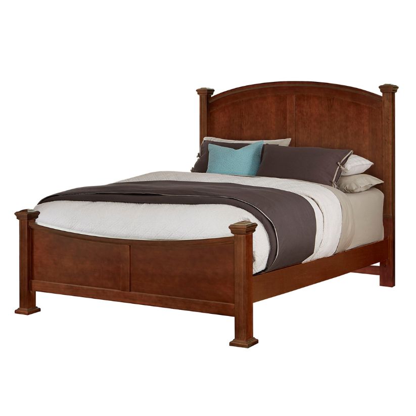 Bonanza - Queen Poster Bed - Cherry