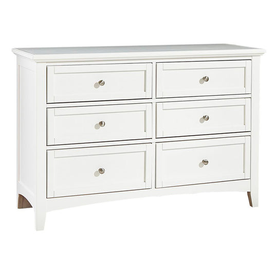 Bonanza - 6-Drawer Studio Dresser - White