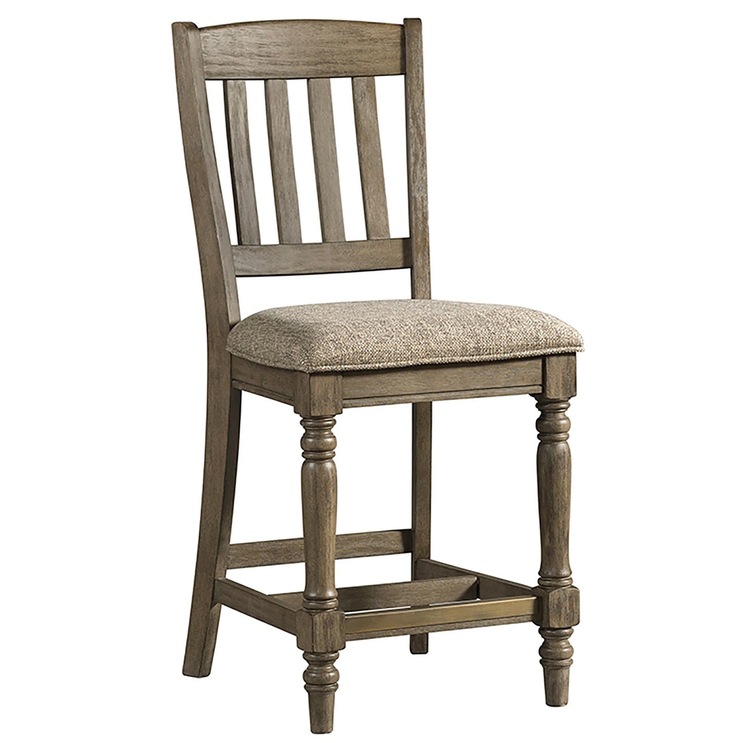 Balboa Park - Slat Stool - Roasted Oak