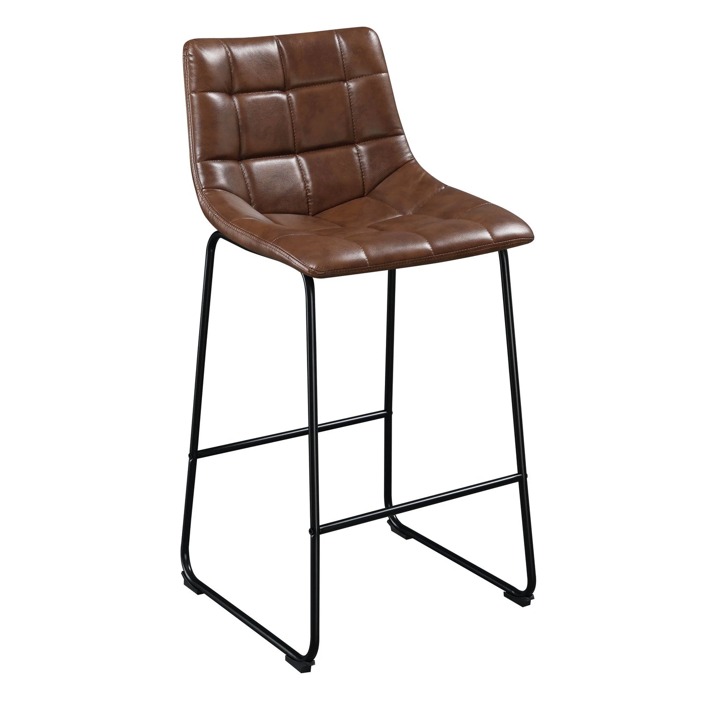 Seth - 30" Distressed Cappuccino Bar Stool (Set of 2)