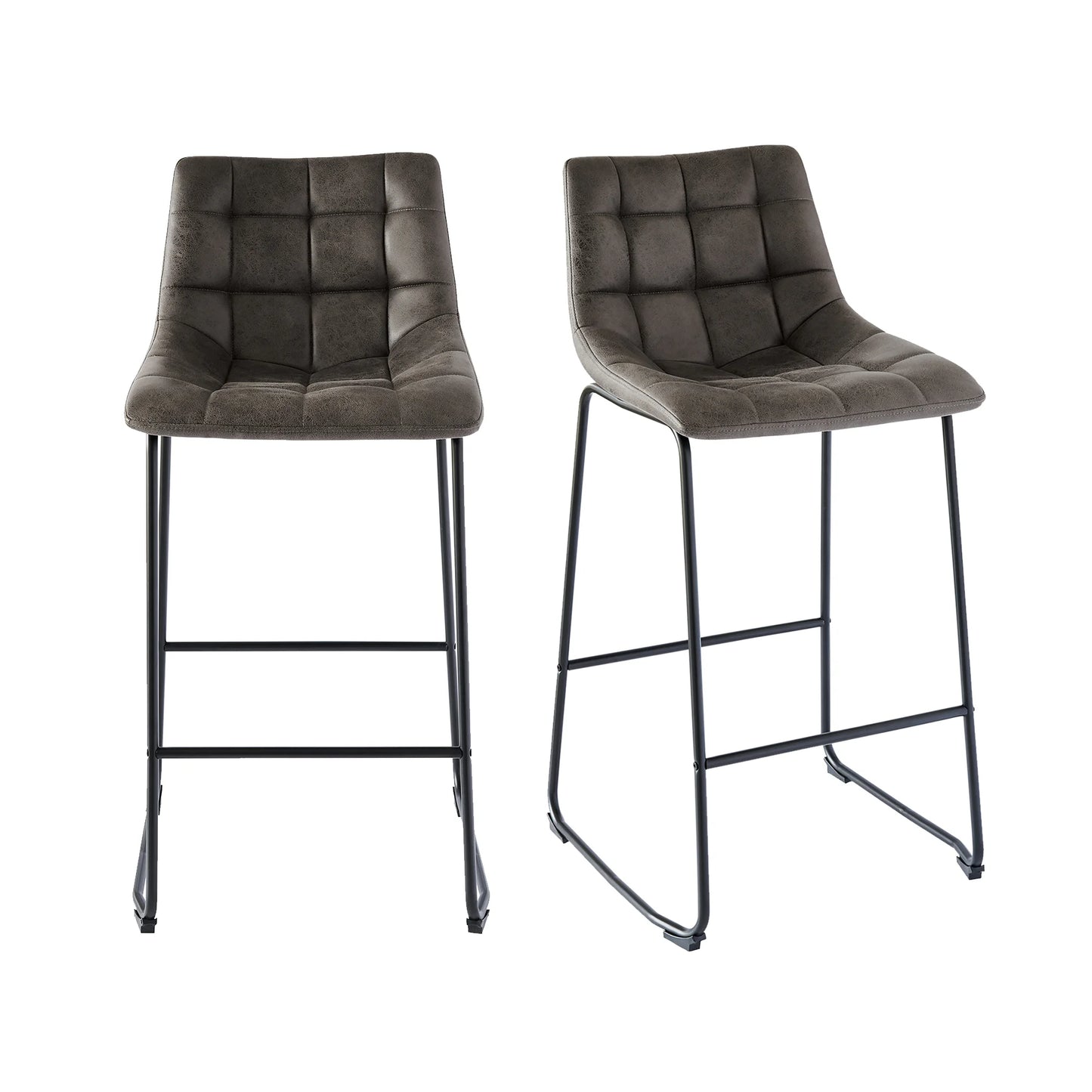 Seth - Bar Stool Set (Set of 2) - Gray
