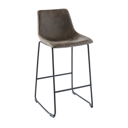 Wes - Bar Stool Set (Set of 2) - Gray